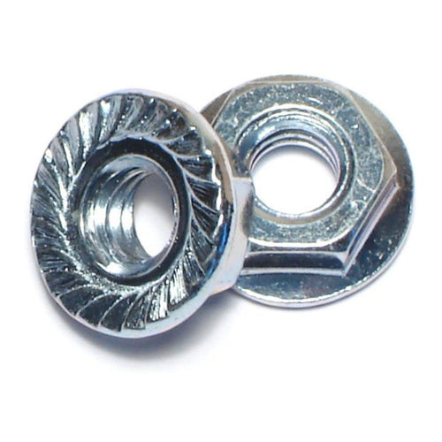 Monster Fastener Zinc Plated Case Hardened Steel Coarse Thread Hex Flange Nuts Midwest Fastener