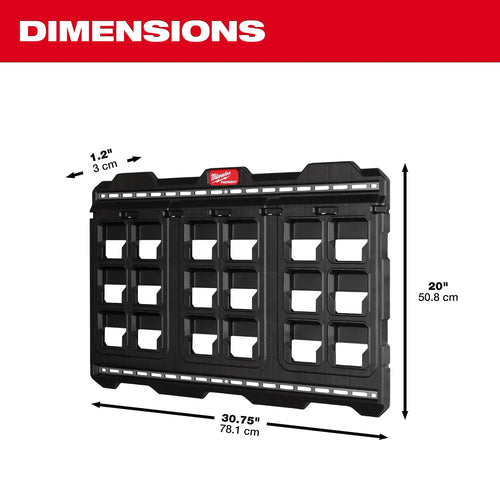 Milwaukee 48-22-8497 PACKOUT™ Large Wall Plate Milwaukee