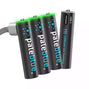 Pale Blue Earth AAA USB-C Rechargeable Batteries Pale Blue Earth