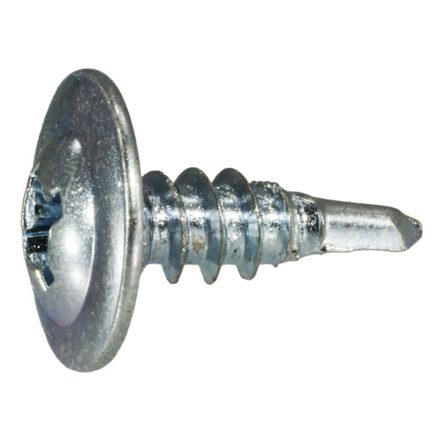 Monster Fastener Zinc Plated Steel Modified Phillips Truss Head Self-Drilling Screws Midwest Fastener