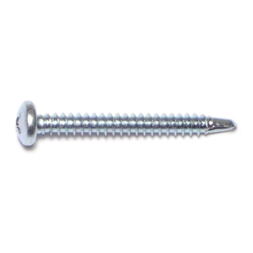 Monster Fastener Zinc Plated Steel Phillips Pan Head Self-Drilling Screws Midwest Fastener