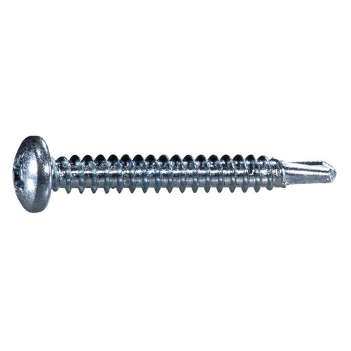 Monster Fastener Zinc Plated Steel Phillips Pan Head Self-Drilling Screws Midwest Fastener