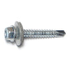 Monster Fastener Zinc Plated Steel Hex Bonded Washer Head Self-Drilling Screws Midwest Fastener