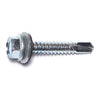 Monster Fastener Zinc Plated Steel Hex Bonded Washer Head Self-Drilling Screws Midwest Fastener