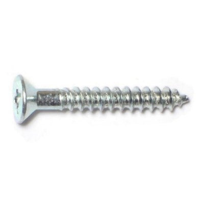 Monster Fastener Zinc Plated Steel Phillips Flat Head Wood Screws Midwest Fastener
