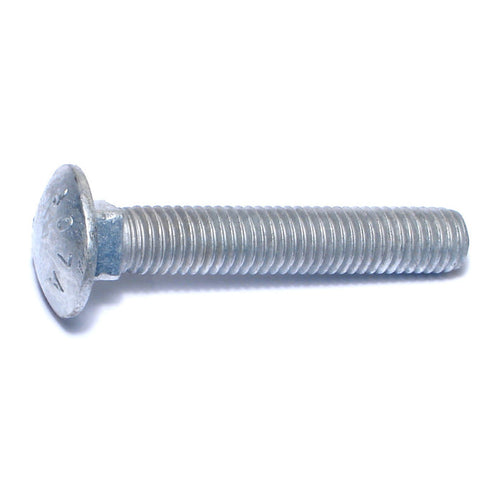 Monster Fastener Hot Dip Galvanized Grade 2 / A307 Steel Coarse Thread Carriage Bolts Midwest Fastener