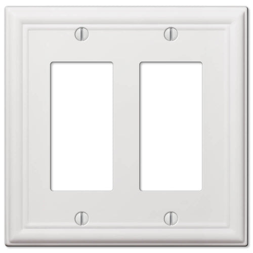 Amerelle Chelsea - White Decorative Wallplate Amerelle