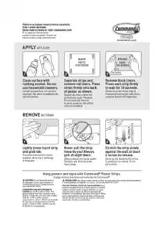 Command Poster Strips, 24 Pack 3M