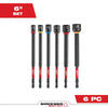 Milwaukee 6PC SHOCKWAVE™ Impact Duty 6 Magnetic Nut Driver Set Milwaukee