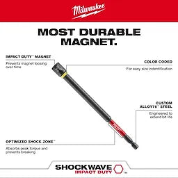 Milwaukee 6PC SHOCKWAVE™ Impact Duty 6 Magnetic Nut Driver Set Milwaukee