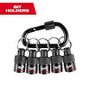 Milwaukee 5PC Bit Holder with Carabiner Milwaukee