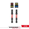 Milwaukee 2PC SHOCKWAVE™ Impact Duty QUIK-CLEAR™ 2-in-1 Magnetic Nut Driver Set Milwaukee