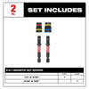 Milwaukee 2PC SHOCKWAVE™ Impact Duty QUIK-CLEAR™ 2-in-1 Magnetic Nut Driver Set Milwaukee