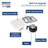Broan-NuTone® QuicKit™ Bath Fan Replacement Motor and Cover/Grille, 60 CFM Broan-Nutone