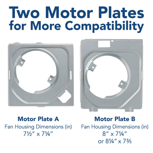 Broan-NuTone® QuicKit™ Bath Fan Replacement Motor and Cover/Grille, 60 CFM Broan-Nutone
