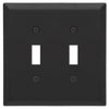 Amerelle Century - Matte Black Decorative wallplate Amerelle