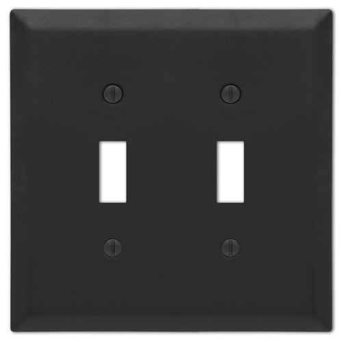 Amerelle Century - Matte Black Decorative wallplate Amerelle