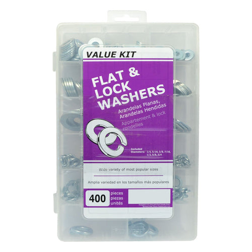 Monster Fastener Zinc Plated Grade 2 Steel SAE Flat Washers Midwest Fastener