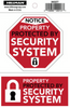 Hillman Adhesive Alarm System Sign (4 x 6) Hillman Group