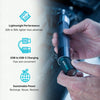 Pale Blue Earth C Rechargeable Batteries with USB-C Pale Blue Earth