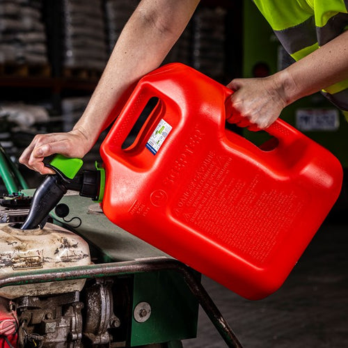 Scepter 5 Gallon Smartcontrol Gasoline Can With Rear Handle, Red Scepter