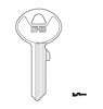 Hy-Ko WN1 Wind Key Blank Brass Nickel Plated Hy-Ko