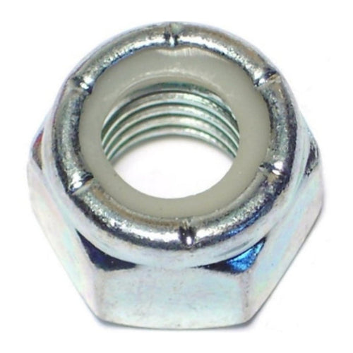 Monster Fastener Zinc Plated Grade 2 Steel Coarse Thread Nylon Insert Lock Nuts Midwest Fastener