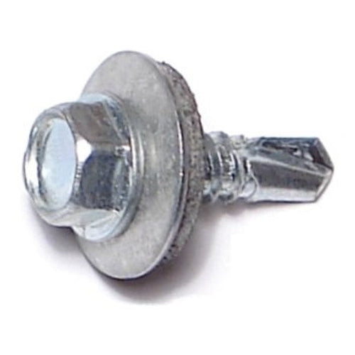 Monster Fastener Zinc Plated Steel Hex Bonded Washer Head Self-Drilling Screws Midwest Fastener