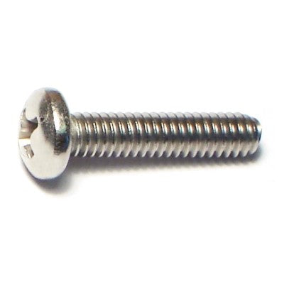 Monster Fastener 18-8 Stainless Steel Coarse Thread Phillips Pan Head Machine Screws Midwest Fastener