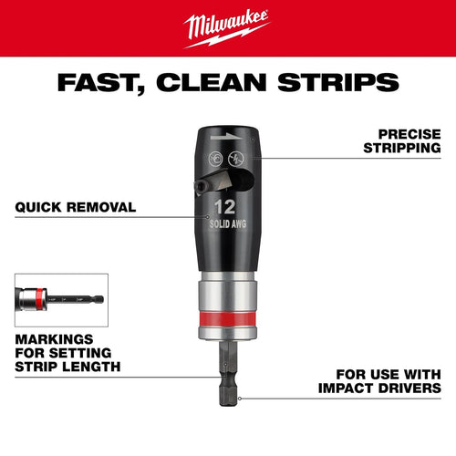 Milwaukee 2PC Solid Wire Stripper Set Milwaukee