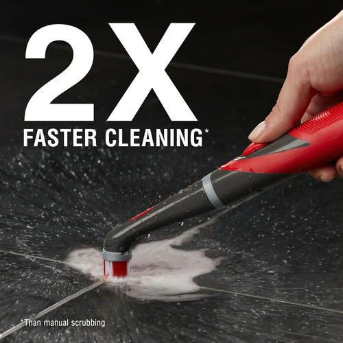 Rubbermaid Power Scrubber with 1 All-Purpose Scrubbing Head and 1 Grout Scrubbing Head Rubbermaid Commercial Products