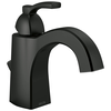 Delta Single Handle Centerset Bathroom Faucet in Matte Black DELTA