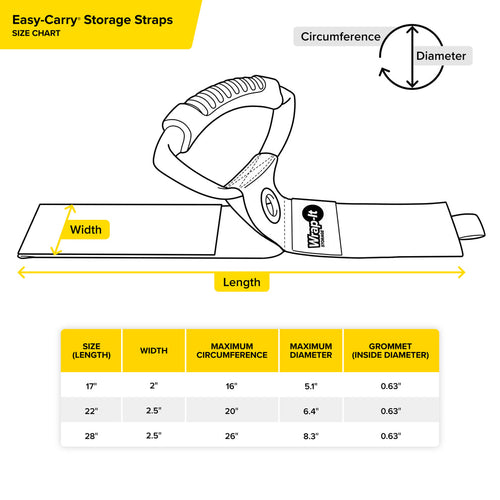 Wrap-It Storage Easy-Carry® Storage Strap - 22-in. Wrap-It Storage