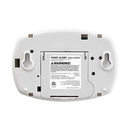 First Alert CO3-B01-T Battery-Operated Carbon Monoxide Alarm First Alert