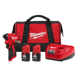 Milwaukee M12™ Subcompact Brushless 1/4 Hex Impact Driver Kit Milwaukee