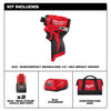 Milwaukee M12™ Subcompact Brushless 1/4 Hex Impact Driver Kit Milwaukee
