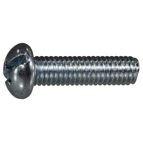 Monster Fastener Zinc Plated Steel Fine Thread Combo Round Head Machine Screws Midwest Fastener