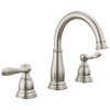 Delta Windemere® Two Handle Widespread Bathroom Faucet in Brushed Nickel DELTA
