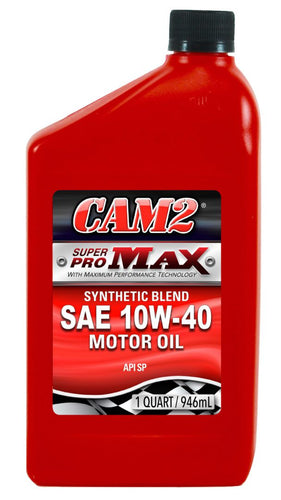 CAM2 SuperPro MAX SAE 10W-40 SQ Synthetic Blend Motor Oil Cam2