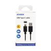 Jensen 6 ft USB 2.0 A to USB-C Charging Cable Jensen