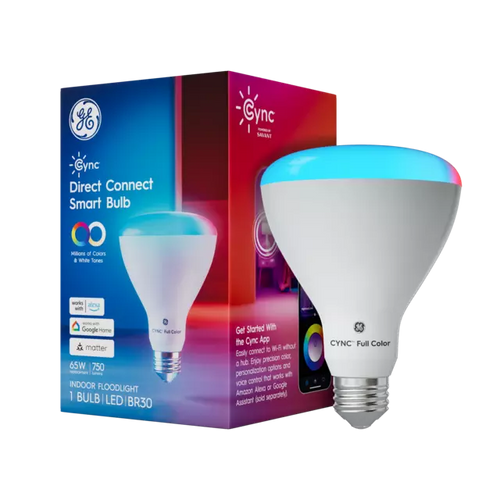 GE Cync BR30 Direct Connect LED Light Bulb GE