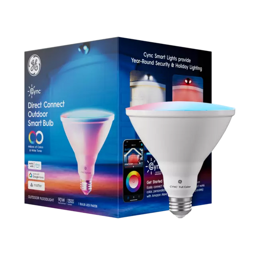 GE Cync PAR38 Smart LED Light Bulb GE