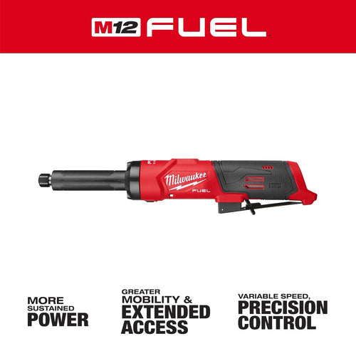 Milwaukee M12 FUEL™ 1/4 Extended Die Grinder Milwaukee