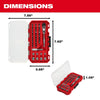 Milwaukee 44pc. 1/4” Hex Drive Mini Flex Head Ratchet & Bit Set Milwaukee