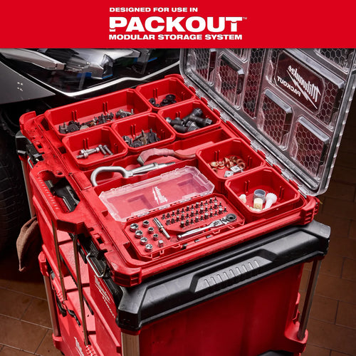 Milwaukee 44pc. 1/4” Hex Drive Mini Flex Head Ratchet & Bit Set Milwaukee