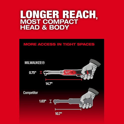 Milwaukee M12 FUEL™ 3/8 Extended Reach Ratchet 3059-20 Milwaukee