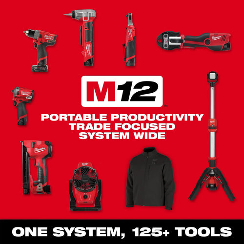 Milwaukee M12 FUEL™ 1/4 Straight Die Grinder Kit Milwaukee