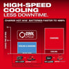 Milwaukee M18™ & M12™ Four Bay Simultaneous Super Charger w/ PACKOUT™ Compatibility Milwaukee