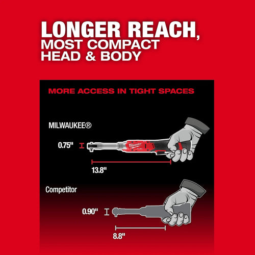 Milwaukee M12 FUEL™ 1/4 Extended Reach Ratchet Milwaukee