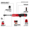 Milwaukee M12 FUEL™ 1/4 Extended Reach Ratchet Kit Milwaukee